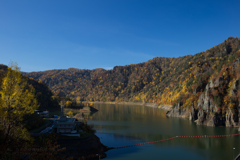 豊平峡ダムの紅葉