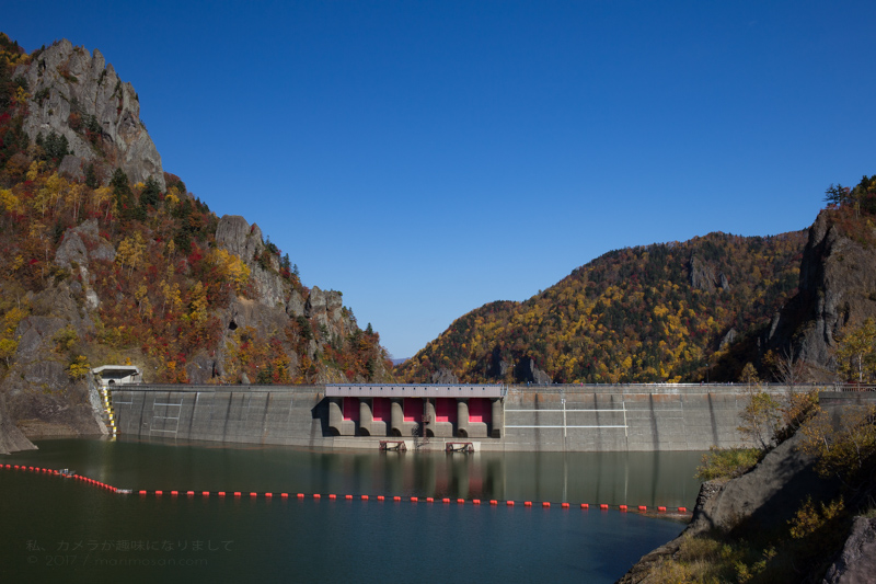 豊平峡ダムの紅葉