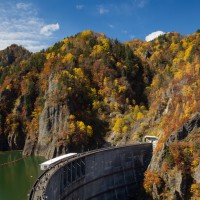 豊平峡ダムの紅葉